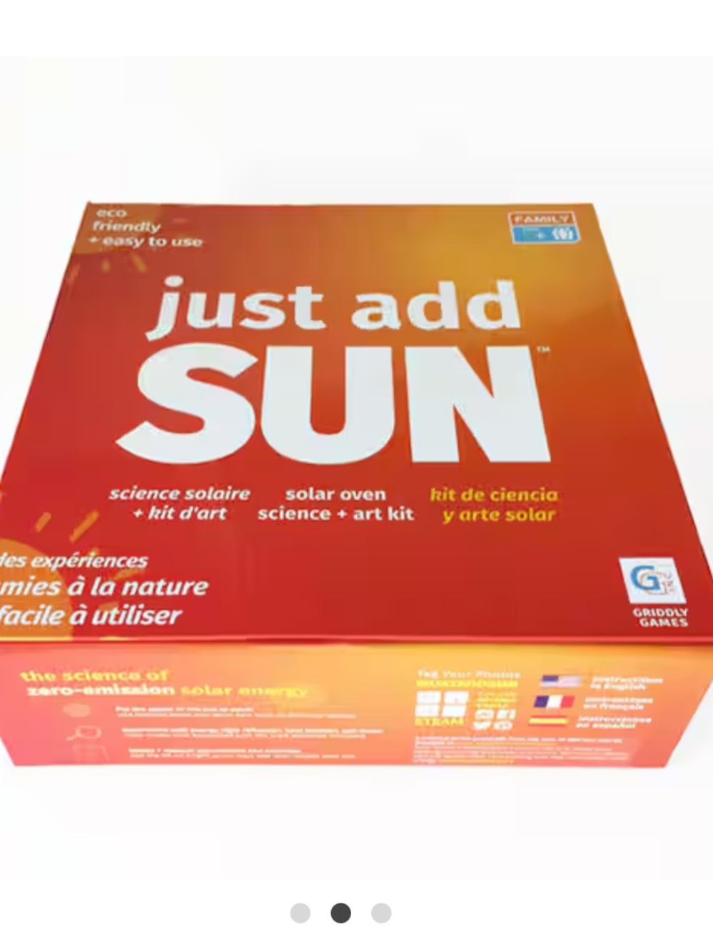 Griddly Games Just Add Sun™ Solar Science + Art Boredom Buster Kit NIB